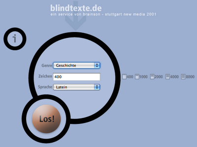 Der Blindtextpoesie-Contest alias Dada 2.0.