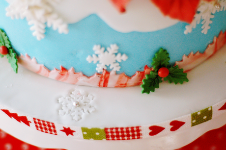 Little snowman cake - Die 1. Weihnachtstorte