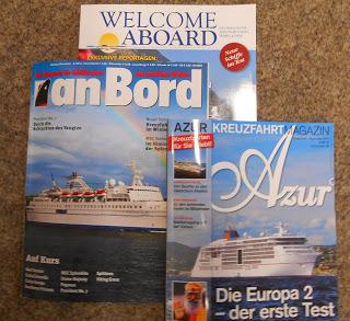 Im Test: die wichtigsten Kreuzfahrtmagazine im Vergleich - Azur, an Bord und Welcome Aboard