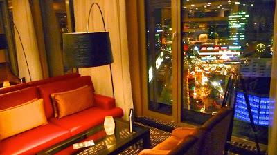 Blick vom Waldorf Astoria auf die City-West