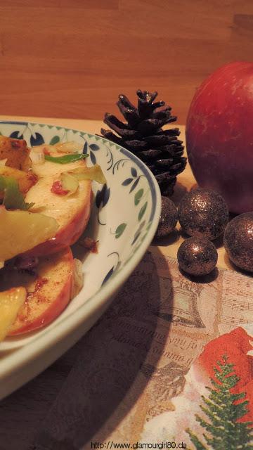[Salat] Weihnachtlicher Kartoffelsalat mit Apfel und Zimt