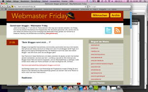 Webmasterfriday Website