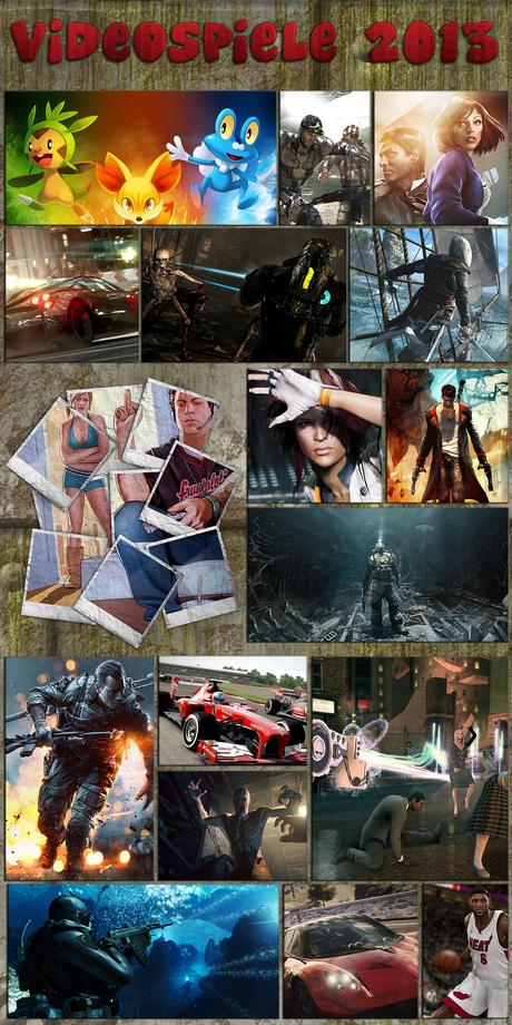 spiele 2013 collage Videospiele 2013   eine kleine Collage
