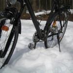 Fahrrad im Schnee  Kai Timmer