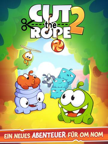 Cut the Rope 2 – Der Nachfolger schlägt mit 120 Levels im App Store auf