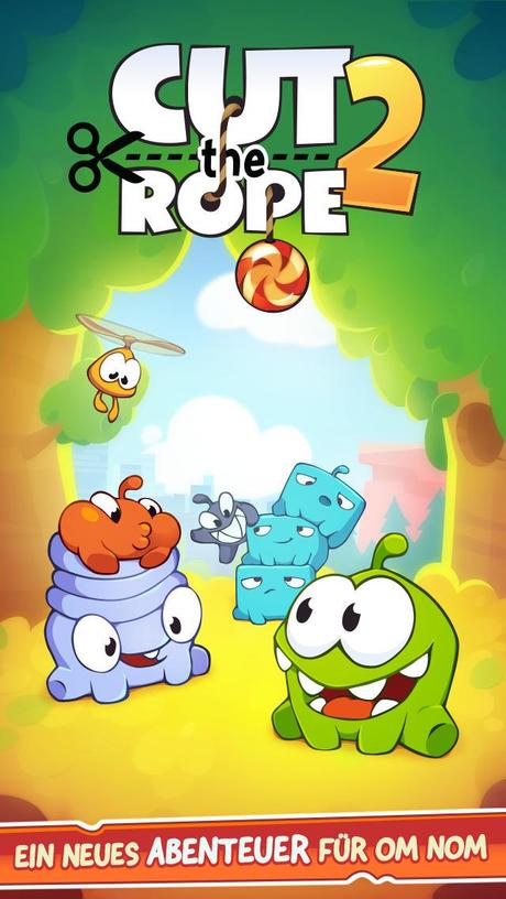 Cut the Rope 2 – Der Nachfolger schlägt mit 120 Levels im App Store auf