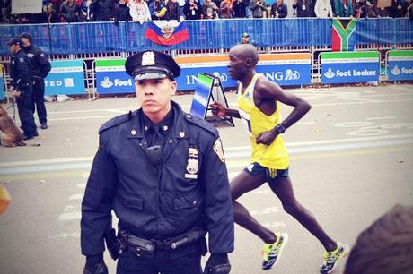 New York November 2013 Marathon Polizist