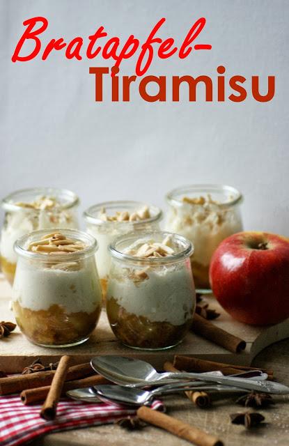 Dessert-Idee für Weihnachten: Bratapfel-Tiramisu