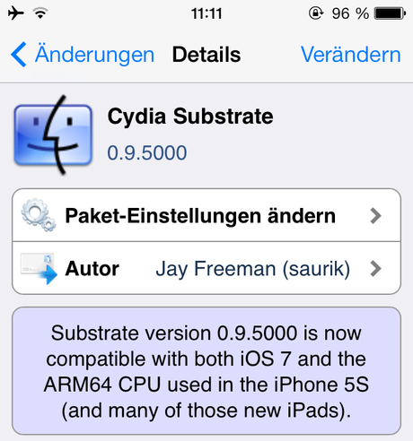 Cydia Substrate 0.9.5000