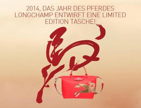 2014, das Jahr des Pferdes Longchamp entwirft eine Limited Edition Tasche!