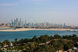 Dubai Urlaub: Blick auf Dubai von der Palmeninsel