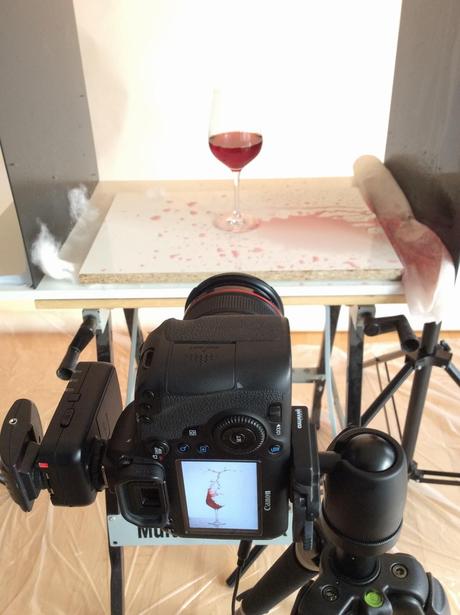 Wein, Wein Splash, Wein Shooting, Weinglas, Tabletop, Tabletop Wein, Making of