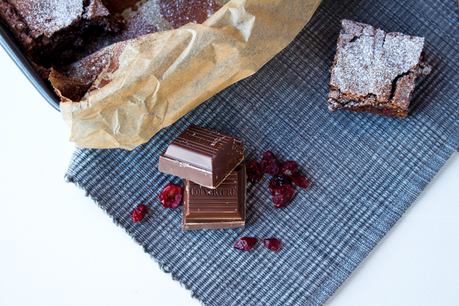 Chocolate Cranberry Brownies