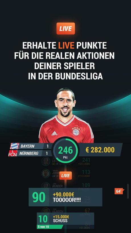 KKSTR Bundesliga Manager – Hol dir echte Spieler und Punkte aus den realen Spielen