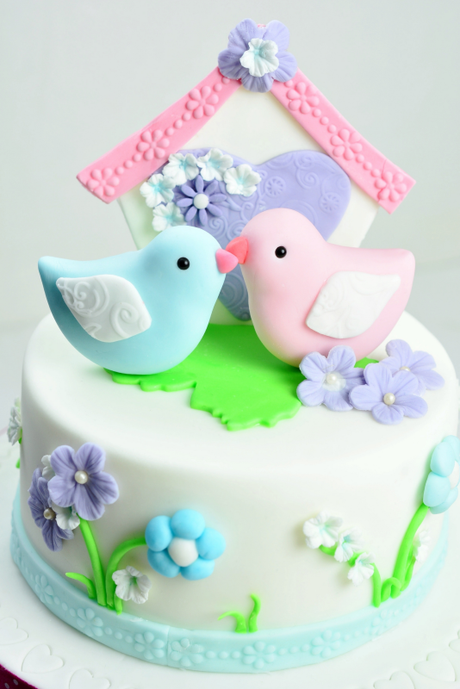 Love Birds Cake - zum Valentinstag