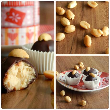 Peanut butter Truffles / Erdnussbutterpralinen