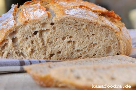 Kommt Zeit, kommt Brot – No-Knead Brot im Topf gebacken