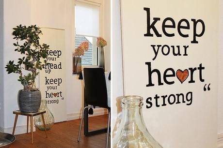 DIY: Keep your Head up, keep your Heart strong
