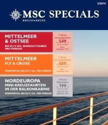 Neue MSC SPECIALS fürs Mittelmeer und Nordeuropa