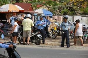 Verkehrskontrolle Sihanoukville