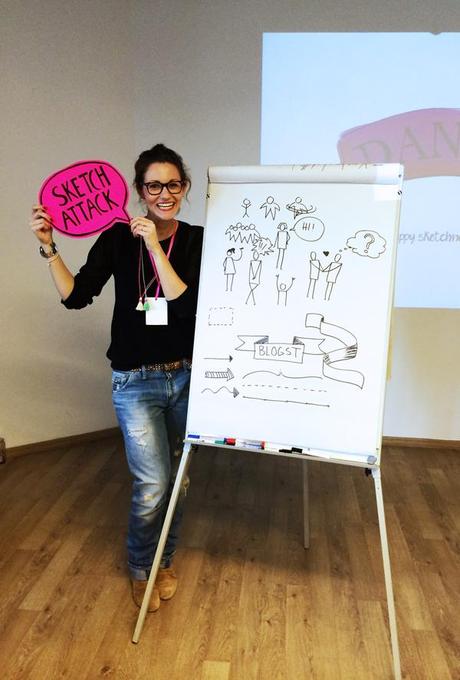 BLOGST Barcamp 2014 in Köln - Sketch Attack mit Frau Hölle