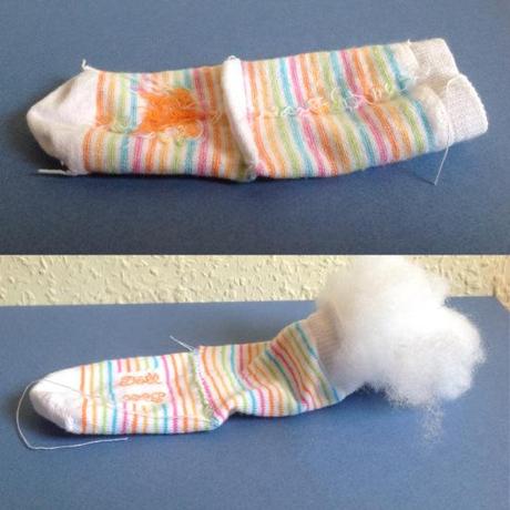 Sockenwochen, die Dritte, und letzte – oder – Fridolin, das Sockenwürmchen