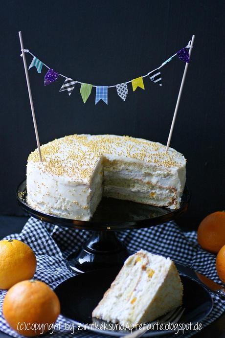 Zur Feier des Tages: Orangen-Mascarpone-Torte