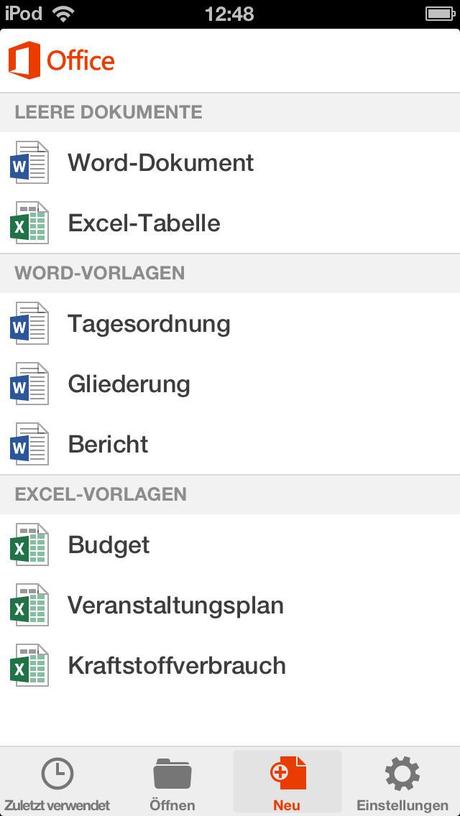 Microsoft Office Mobile – iPhone kostenlos und iPad nur mit Office 365 Jahresabo