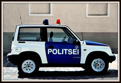 Polizeiauto in Estland