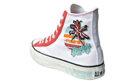 Converse Schuhe All Star Chucks 104874 Miami Beach Palmen Stickerei