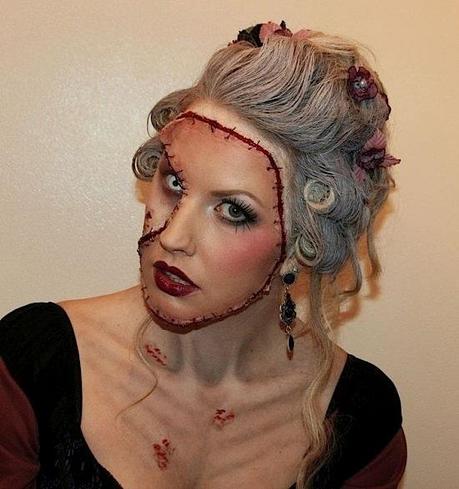 Großartiges Horror Makeup von Sandra Holmbom