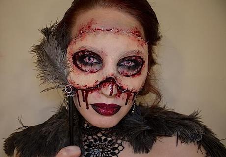 Großartiges Horror Makeup von Sandra Holmbom