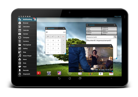Multitasking mit Notiz-App, Kalender, Taschenrechner, Flappy Bird und mehr