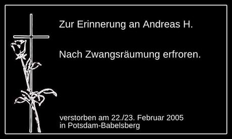 Erinnerung an Andreas H.