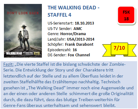 The Walking Dead S4 - Bewertung