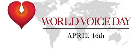 Kuriose Feiertage - 16. April - World Voice Day - der Internationale Tag der Stimme - WVD Logo www.world-voice-day.org