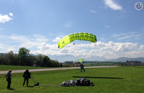 Geschafft! Fallschirmspringen in Gmunden