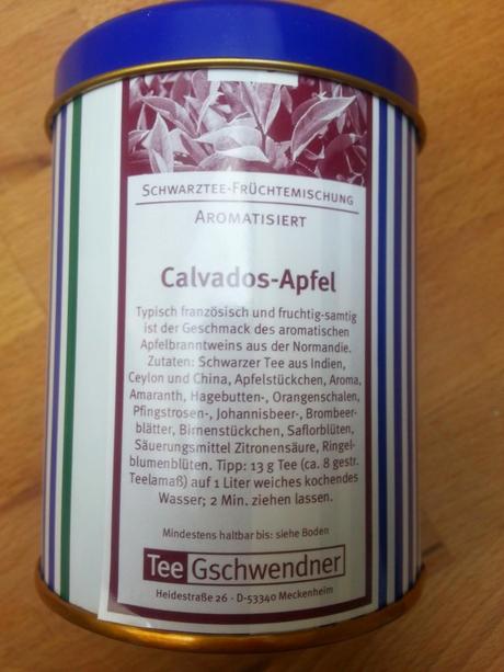 Tee Blog Nr. 12 Calvados-Apfel