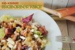 Süß saurer Rhabarbersalat / Sweet sour rhubarb salad