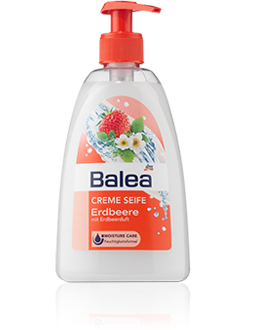 Neue Produkte von Balea im Mai! Balea Erdbeere Creme Seife