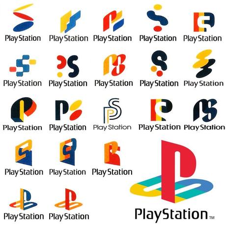 PlayStation - Entwürfe einiger Logo-Ideen