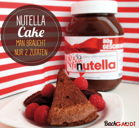 2 Zutaten Nutella Cake 2 Zutaten Nutella Cake