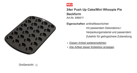 Push-Up Cakes von Kaiser Creative Push-Up Cakes von Kaiser Creative