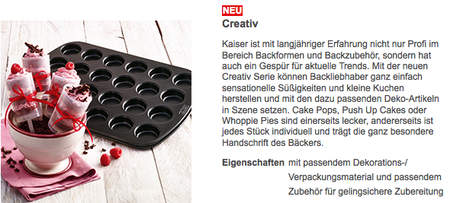 Push-Up Cakes von Kaiser Creative Push-Up Cakes von Kaiser Creative