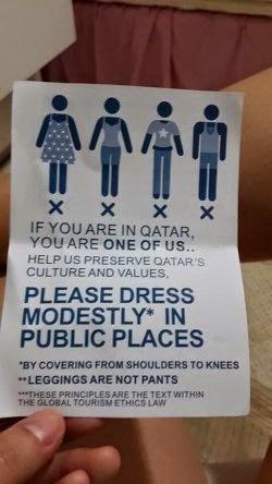 Katar. Neue Kleiderordnung für Touristen und Ausländer