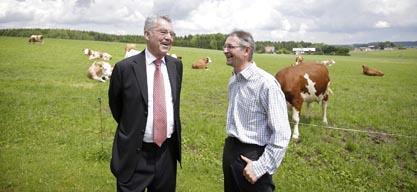 Der Österreichische Bundespräsident Dr. Heinz Fischer besucht die Bio Heuregion