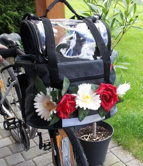 [DIY] Blumenkette für Fahrradkorb