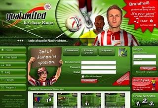 Kostenlose Online Browser Games: Fußball Manager GoalUnited