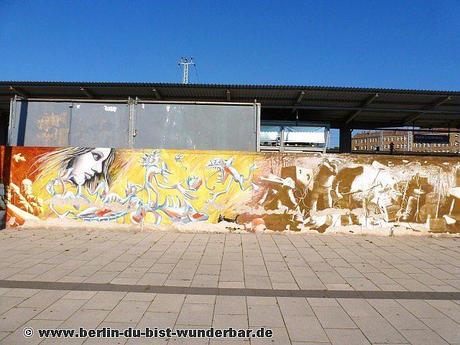 berlin, wandbild, graffiti, wandmalerei, plattenbau, lichtenberg