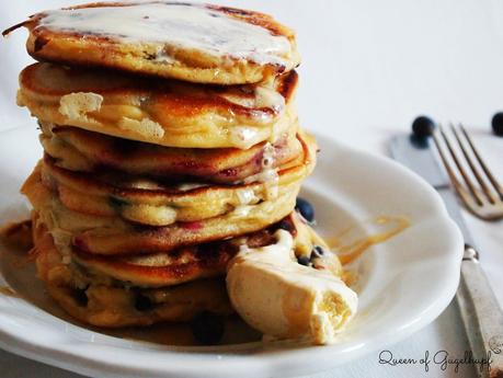 Delicious Easter Brunch Recipe: Blueberry Buttermilk Pancakes